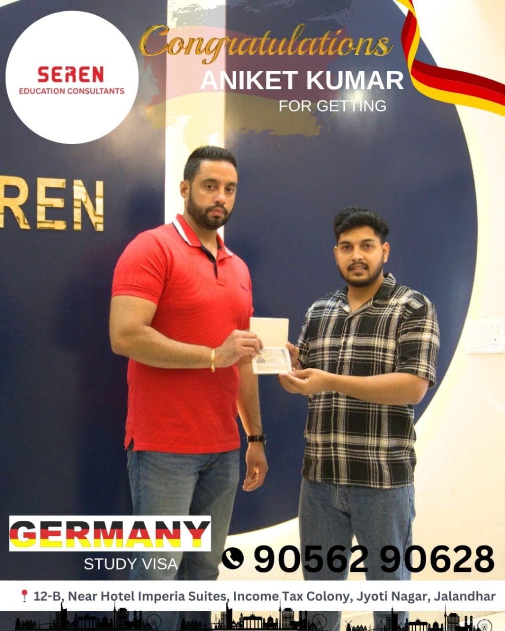 Aniket Kumar - Germany Study Visa
