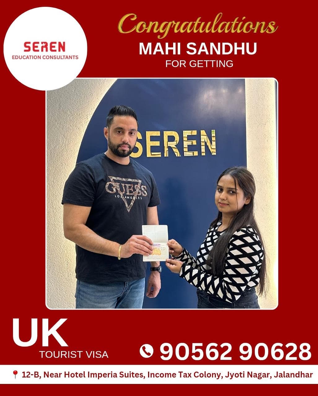 Mahi Sandhu - UK Tourist Visa