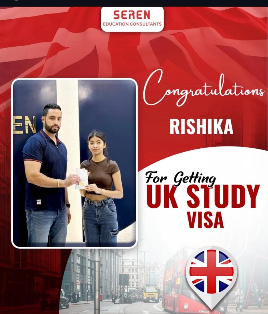 Rishika - UK Study Visa